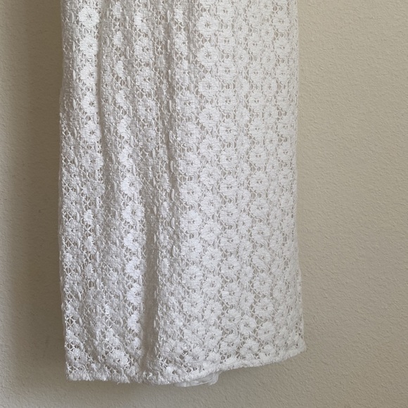 A New Day White Crochet Sleeveless White Dress XS - Picture 10 of 14